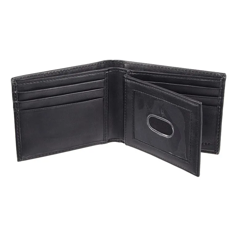 J. Ferrar Mens Extra Capacity Rfid Blocking Bifold Wallet