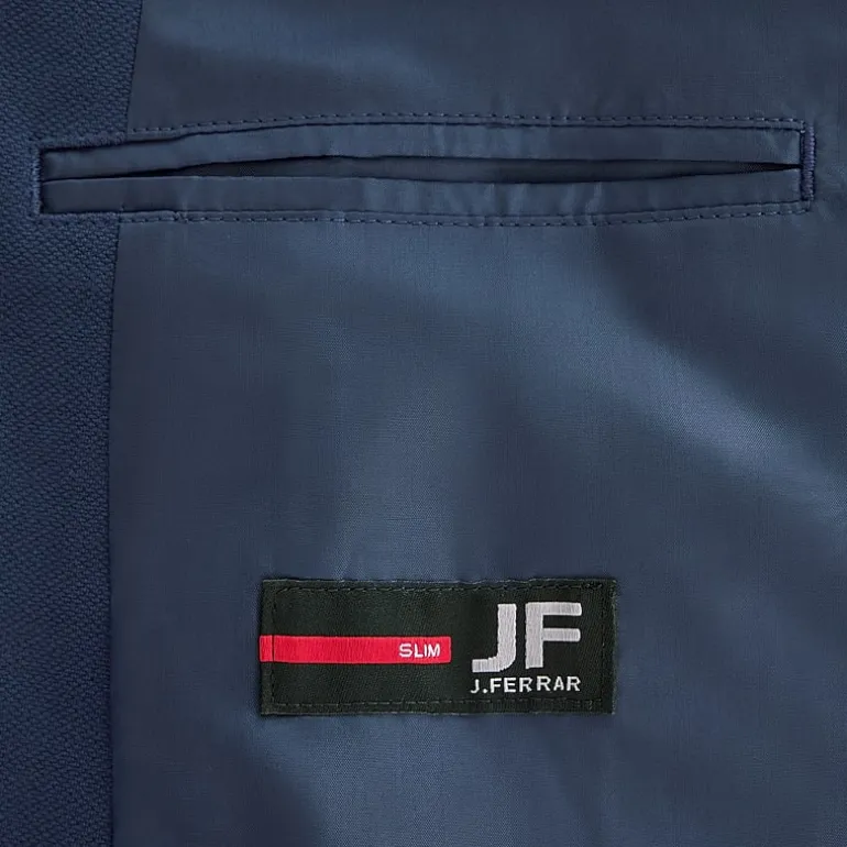 J. Ferrar Mens Knit Stretch Fabric Slim Fit Sport Coat