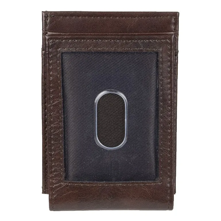 J. Ferrar Mens Magnetic Rfid Blocking Front Pocket Wallet