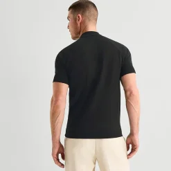 J. Ferrar Mens Mock Neck Short Sleeve Pullover Sweater