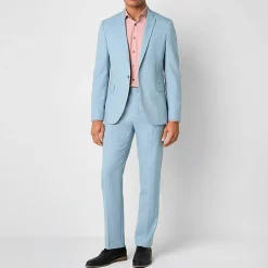 J. Ferrar Mens Regular Fit Big and Tall Suit Jacket