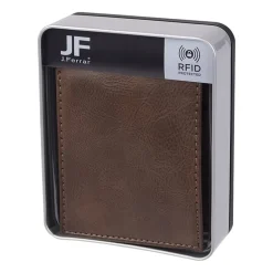 J. Ferrar Mens Rfid Blocking Traveler Wallet