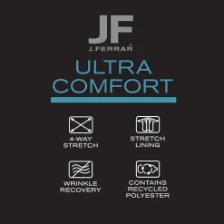 J. Ferrar Mens Slim Fit Suit Vest