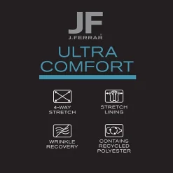 J. Ferrar Mens Stretch Fabric Slim Fit Suit Vest