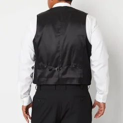 J. Ferrar Mens Stretch Fabric Slim Fit Suit Vest