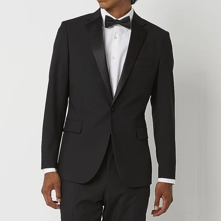 J. Ferrar Mens Ultra Comfort Tux Stretch Fabric Classic Fit Tuxedo Separates