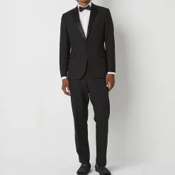 J. Ferrar Mens Ultra Comfort Tux Stretch Fabric Classic Fit Tuxedo Separates