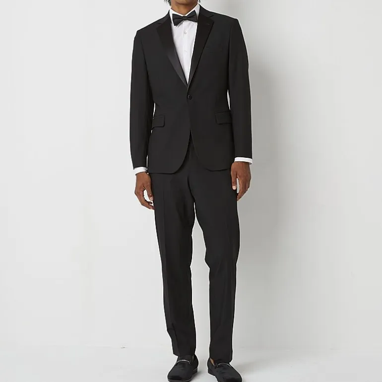 J. Ferrar Mens Ultra Comfort Tux Stretch Fabric Classic Fit Tuxedo Separates