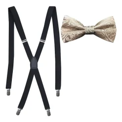 J. Ferrar Paisley Bow Tie Set