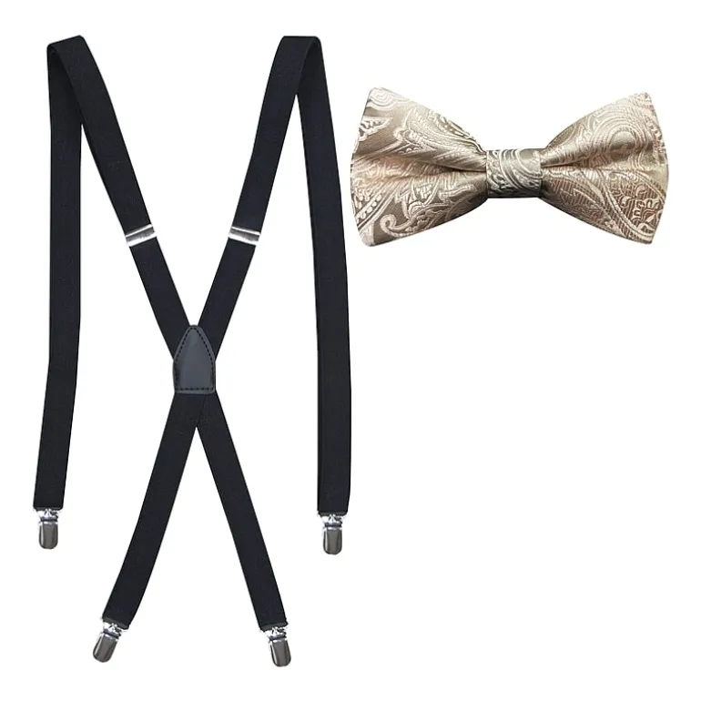 J. Ferrar Paisley Bow Tie Set