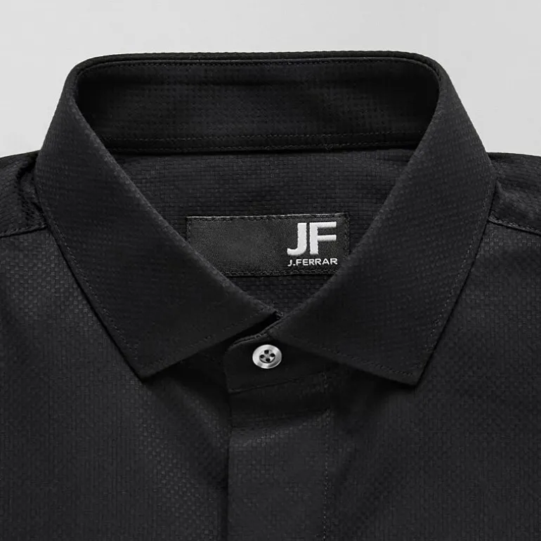 J. Ferrar Point Collar Long Sleeve Tuxedo Shirt