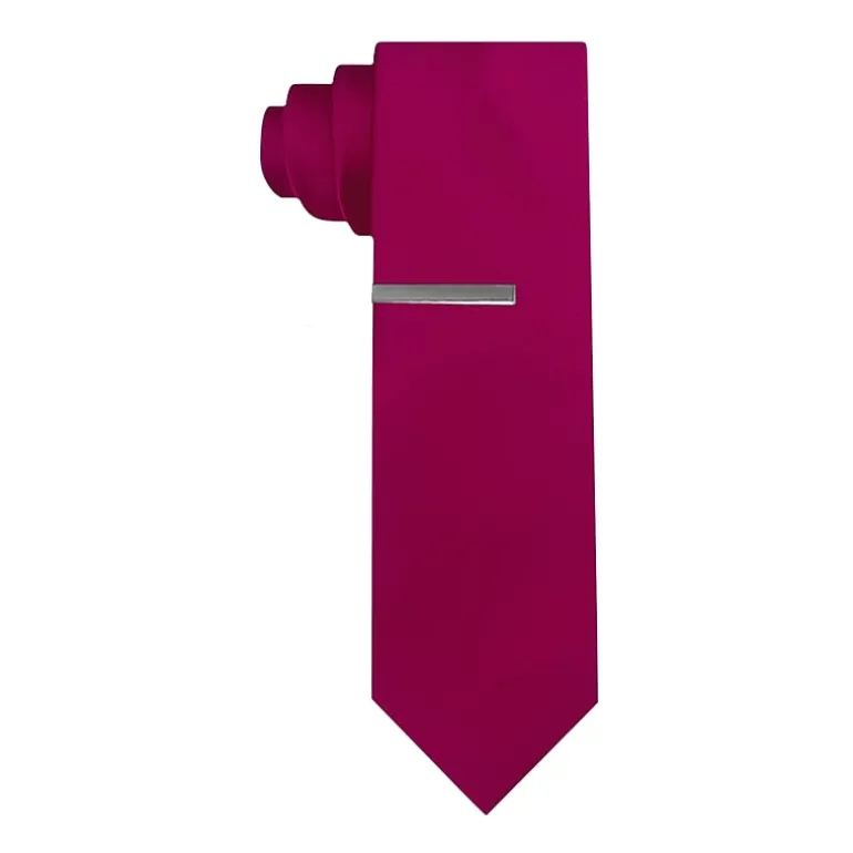 J. Ferrar Satin Solid Tie Set