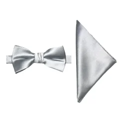 J. Ferrar Solid Bow Tie Set