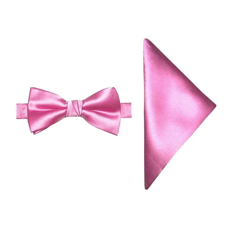 J. Ferrar Solid Bow Tie Set