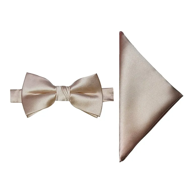 J. Ferrar Solid Bow Tie Set