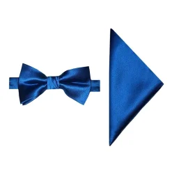 J. Ferrar Solid Bow Tie Set