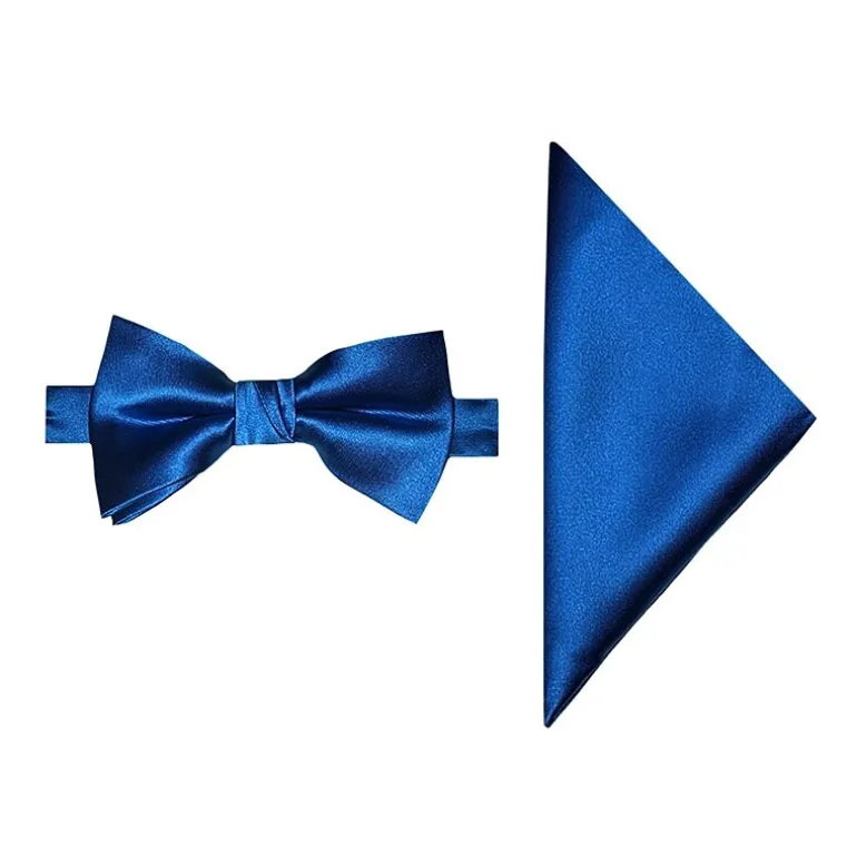 J. Ferrar Solid Bow Tie Set