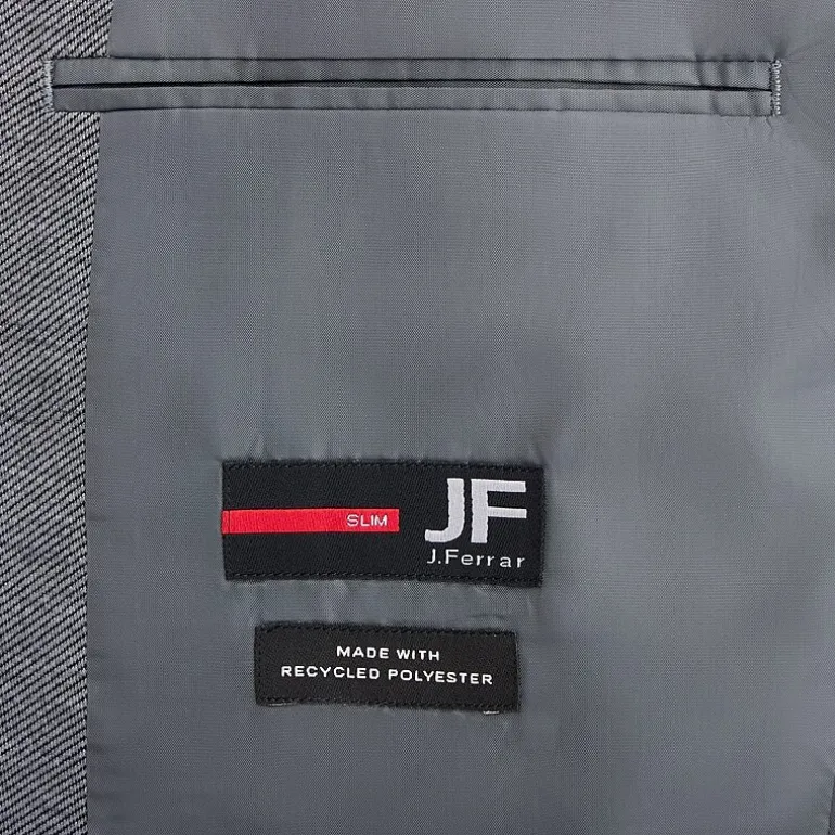 J. Ferrar 360 Stretch Knit Texture Mens Slim Fit Sport Coat