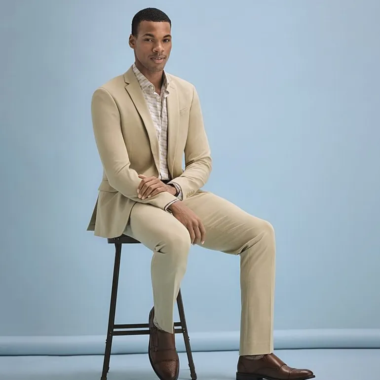 J. Ferrar 360 Stretch Mens Slim Fit Flat Front Suit Pant