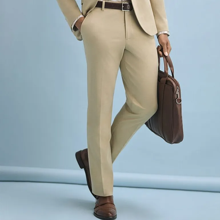 J. Ferrar 360 Stretch Mens Slim Fit Flat Front Suit Pant