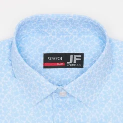J. Ferrar 360 Stretch Performance Mens Slim Fit Stretch Fabric Long Sleeve Dress Shirt