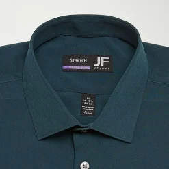 J. Ferrar 360 Stretch Slim Performance Mens Slim Fit Stretch Fabric Long Sleeve Dress Shirt