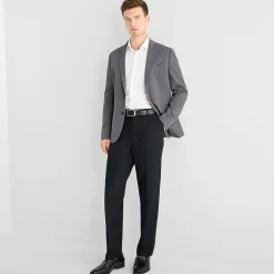 J. Ferrar Textured Mens Straight Fit Flat Front Pant