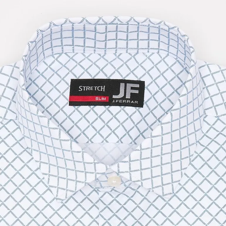J. Ferrar Trutemp365 Mens Slim Fit Wrinkle Free Long Sleeve Dress Shirt