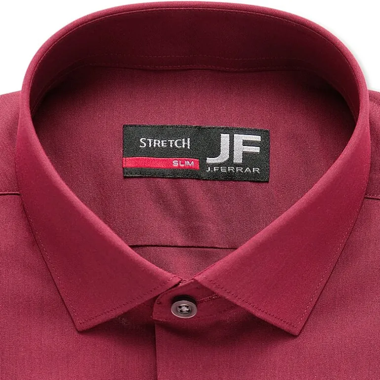J. Ferrar Trutemp365 Mens Slim Fit Wrinkle Free Long Sleeve Dress Shirt