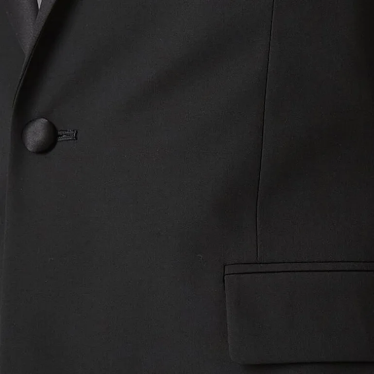 J. Ferrar Ultra Comfort Evening Edition Mens Big & Tall Tuxedo Jacket