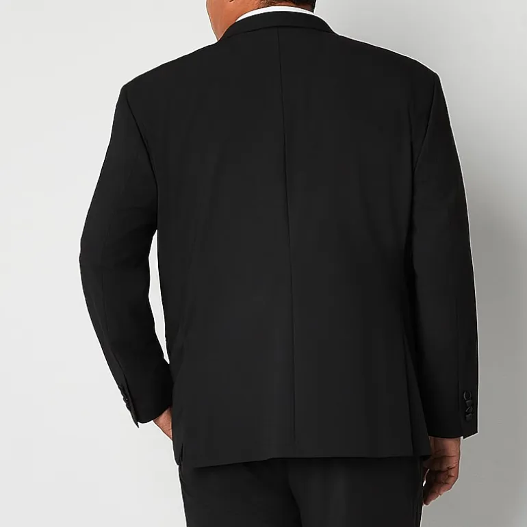 J. Ferrar Ultra Comfort Evening Edition Mens Big & Tall Tuxedo Jacket