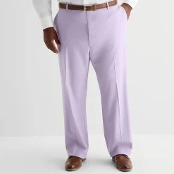J. Ferrar Ultra Comfort Mens Big and Tall Stretch Fabric Regular Fit Flat Front Suit Pant