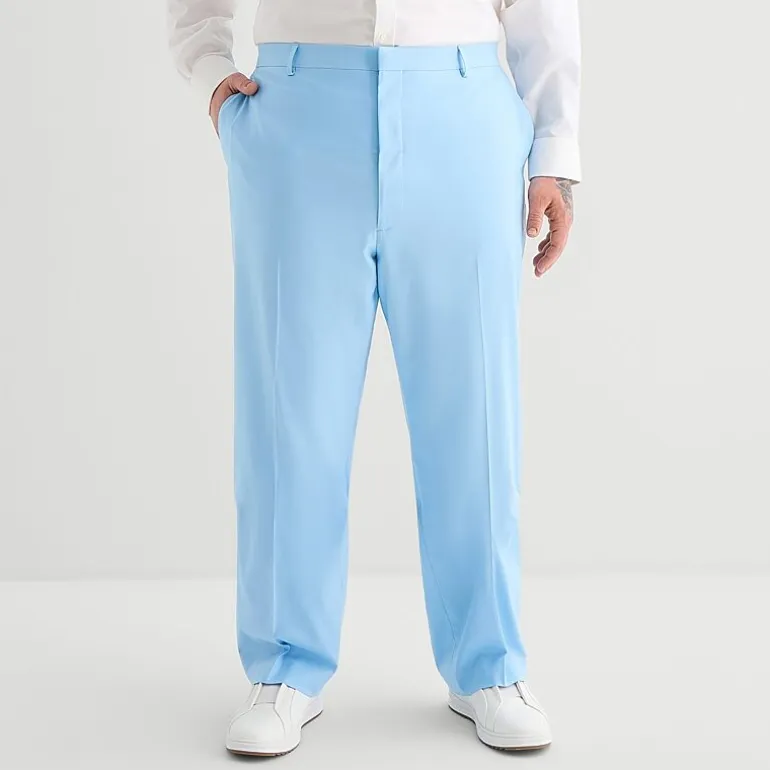 J. Ferrar Ultra Comfort Mens Big and Tall Stretch Fabric Regular Fit Flat Front Suit Pant