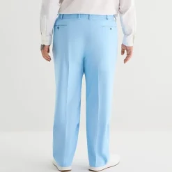 J. Ferrar Ultra Comfort Mens Big and Tall Stretch Fabric Regular Fit Flat Front Suit Pant