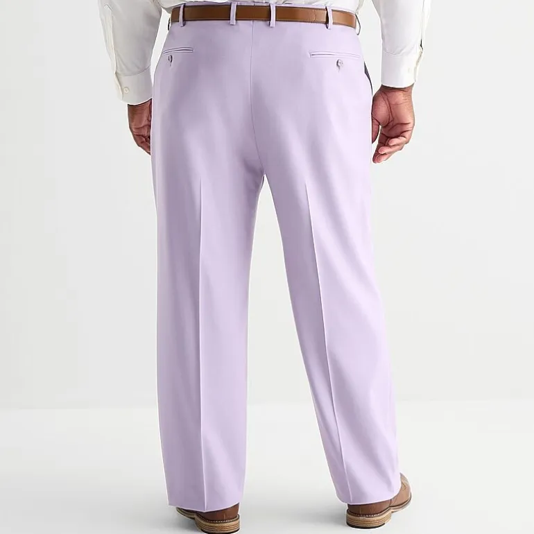 J. Ferrar Ultra Comfort Mens Big and Tall Stretch Fabric Regular Fit Flat Front Suit Pant