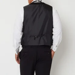 J. Ferrar Ultra Comfort Mens Big and Tall Classic Fit Tuxedo Vest