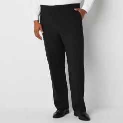 J. Ferrar Ultra Comfort Mens Big and Tall Stretch Fabric Regular Fit Tuxedo Pant