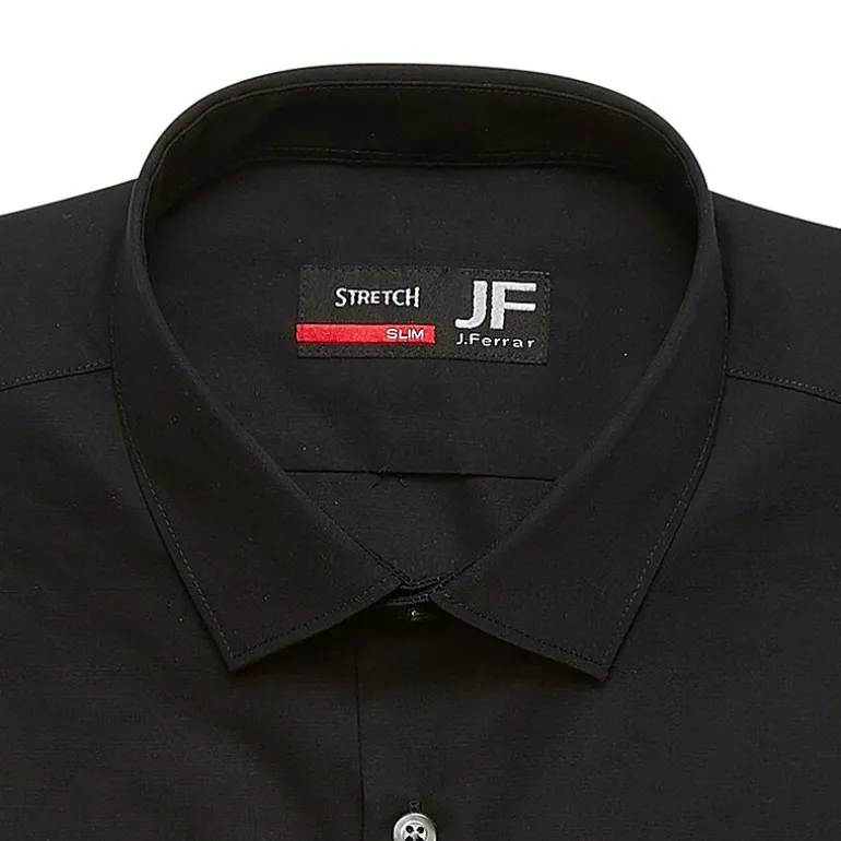 J. Ferrar Ultra Comfort Mens Regular Fit Stretch Fabric Wrinkle Free Long Sleeve Dress Shirt