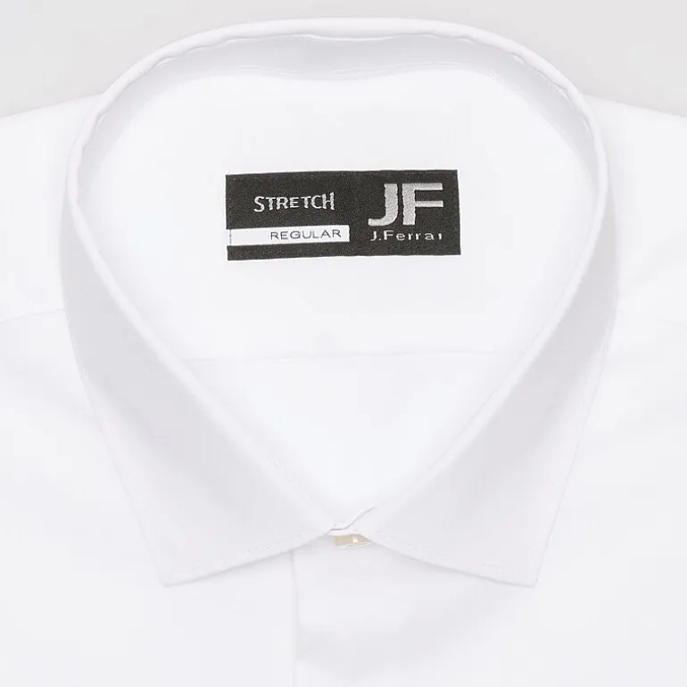 J. Ferrar Ultra Comfort Mens Regular Fit Stretch Fabric Wrinkle Free Long Sleeve Dress Shirt