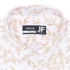 J. Ferrar Ultra Comfort Mens Regular Fit Stretch Fabric Wrinkle Free Long Sleeve Dress Shirt