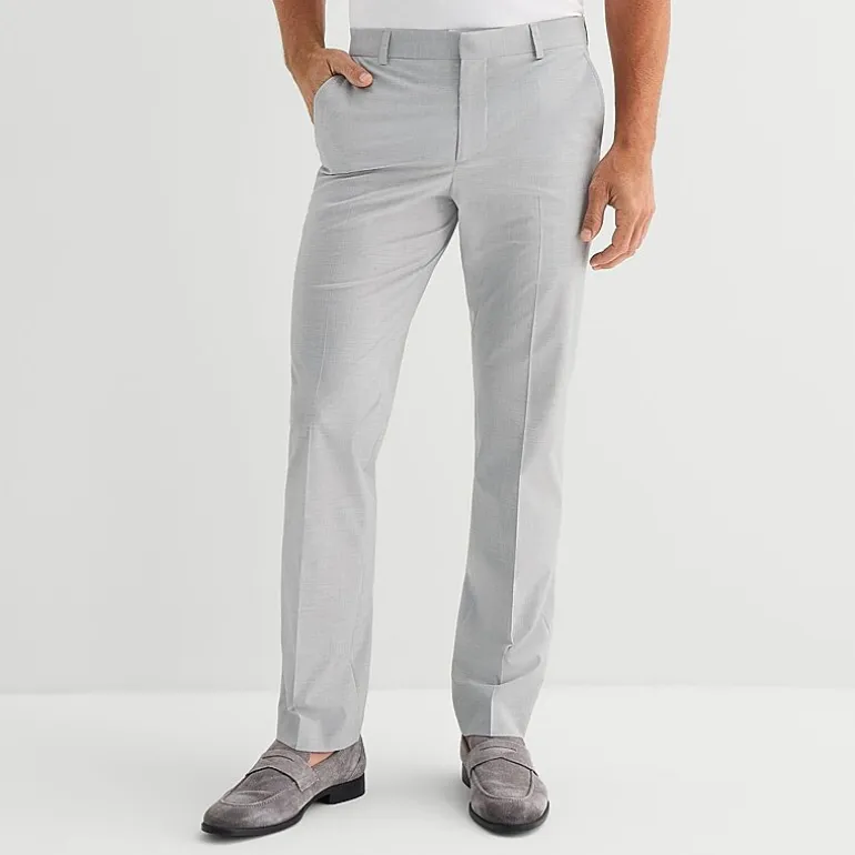 J. Ferrar Ultra Comfort Mens Slim Fit Flat Front Suit Pant