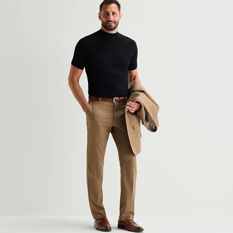 J. Ferrar Ultra Comfort Mens Slim Fit Flat Front Suit Pant