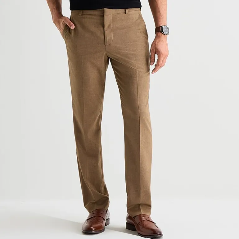J. Ferrar Ultra Comfort Mens Slim Fit Flat Front Suit Pant