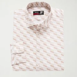 J. Ferrar Ultra Comfort Mens Slim Fit Stretch Fabric Wrinkle Free Long Sleeve Dress Shirt