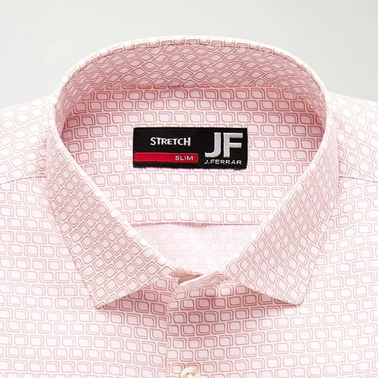 J. Ferrar Ultra Comfort Mens Slim Fit Stretch Fabric Wrinkle Free Long Sleeve Dress Shirt