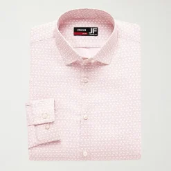 J. Ferrar Ultra Comfort Mens Slim Fit Stretch Fabric Wrinkle Free Long Sleeve Dress Shirt