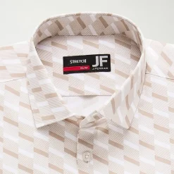 J. Ferrar Ultra Comfort Mens Slim Fit Stretch Fabric Wrinkle Free Long Sleeve Dress Shirt