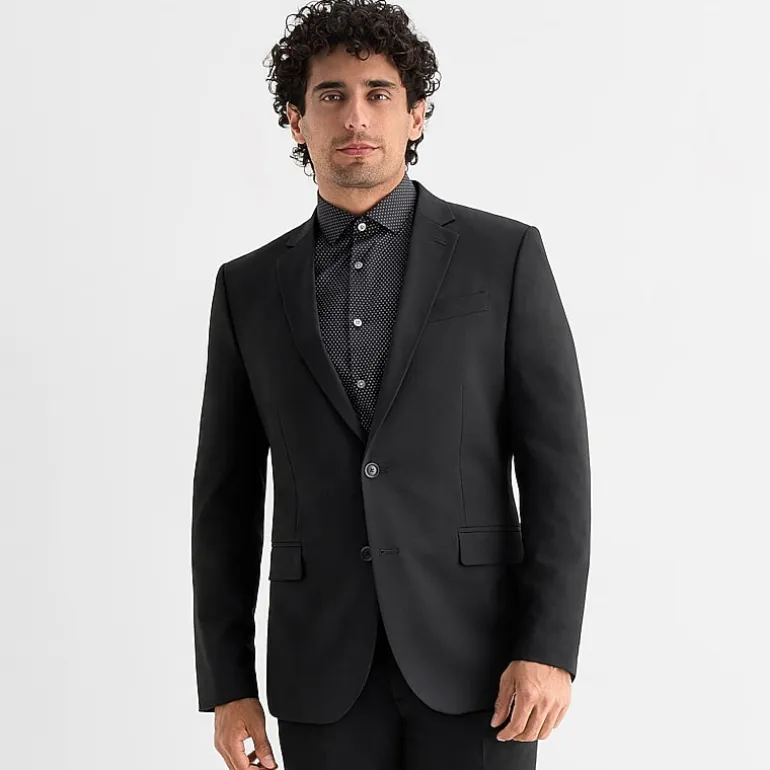 J.Ferrar Ultra Comfort Mens Stretch Fabric Slim Fit Suit Separates