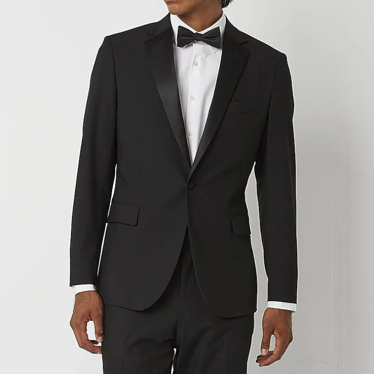 J. Ferrar Ultra Comfort Mens Stretch Fabric Slim Fit Tuxedo Suit Separates
