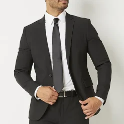 J. Ferrar Ultra Comfort Mens Stretch Fabric Super Slim Fit Suit Jacket